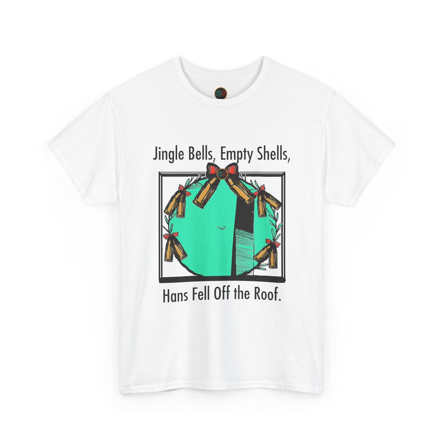 Jingle Shells Unisex Heavy Cotton Tee Cinema Siblings Episode Die Hard - Is Holly the Bad Guy?