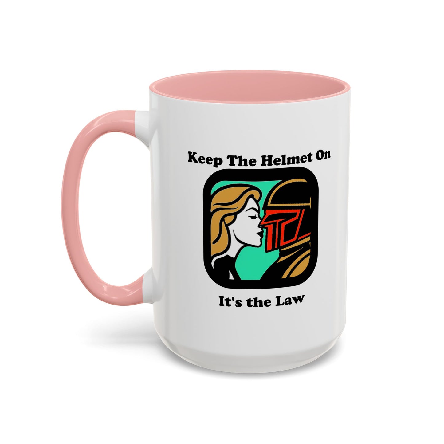 Keep the Helmet On Accent Coffee Mug Cinema Siblings Episode Dredd The Perfect Reboot