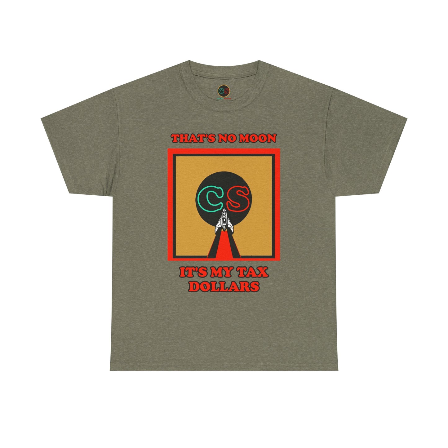 That's No Moon - Unisex Heavy Cotton Tee Cinema Siblings Happy Reviewers Compare Project Hail Mary Movie to the Book by Andy Weir