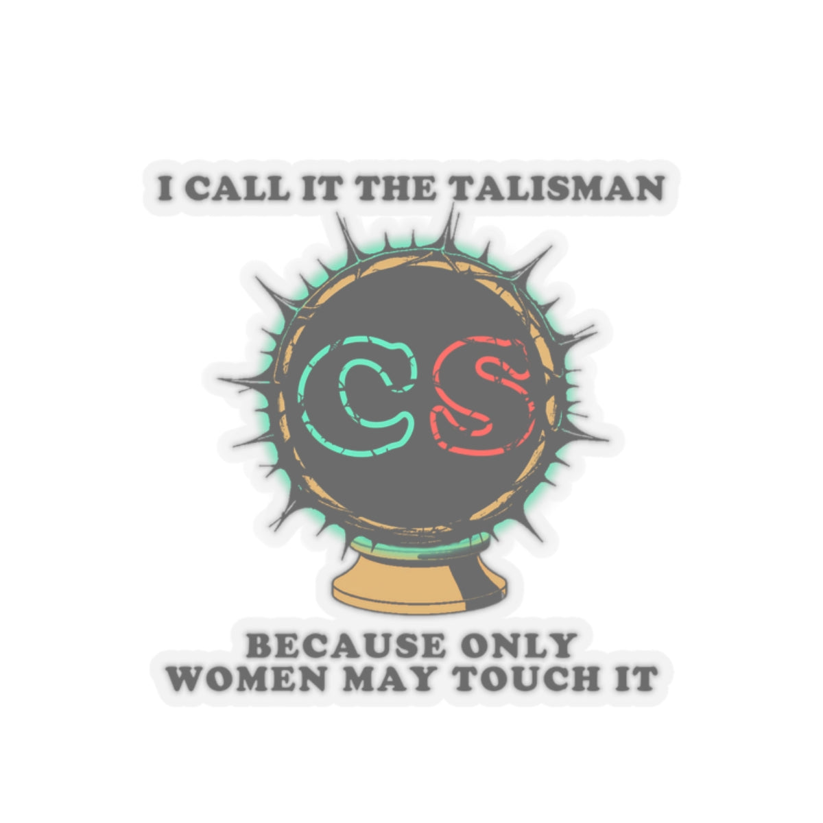 I call it the Talisman - Cinema Siblings Stickers - Multiple Sizes - Red Sonja 1985 - An Underrated Gem