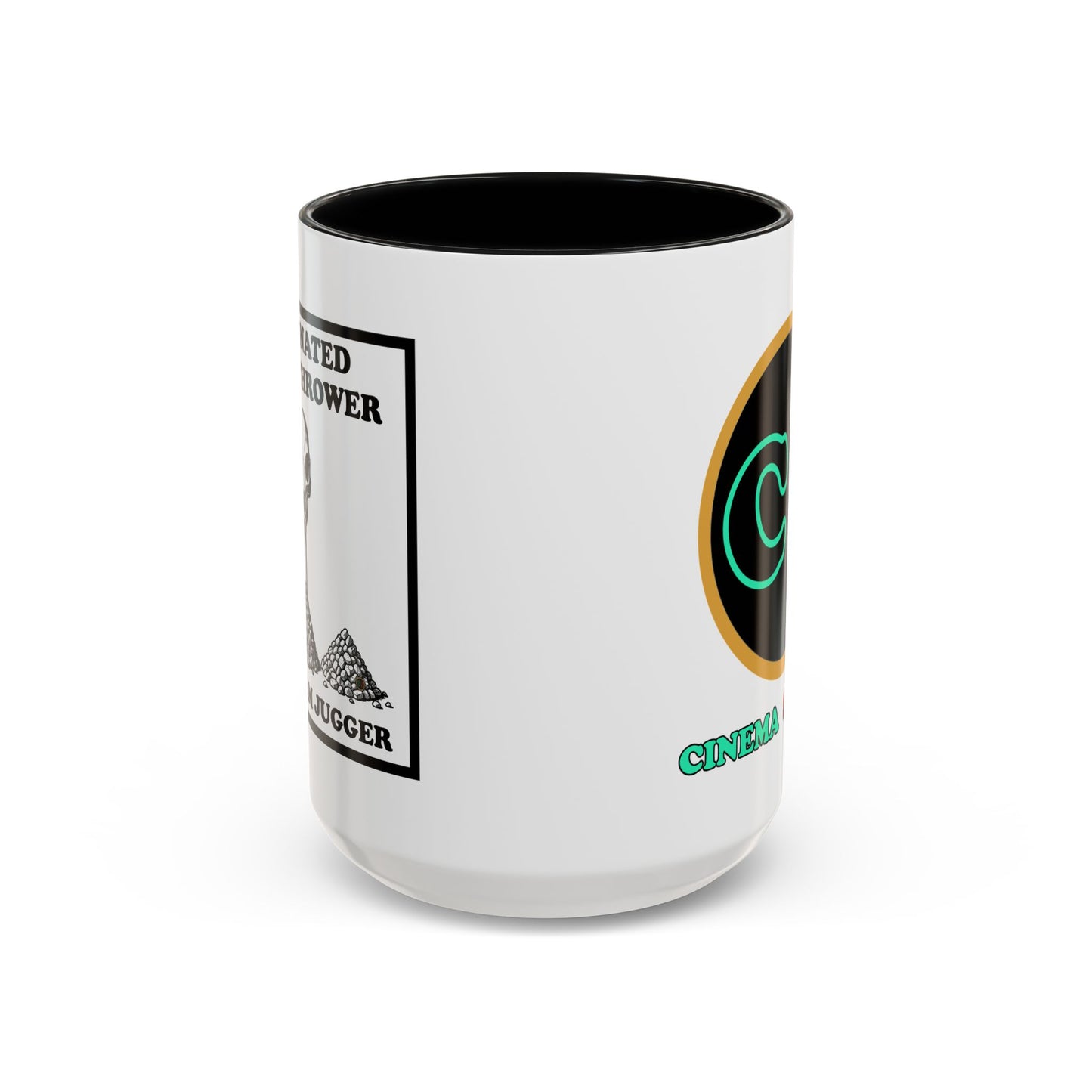 Designated Stone Thrower - Coffee Mug (11, 15oz) Cinema Siblings - The Blood of Heroes - A Post Apocalyptic Rose by Any Name