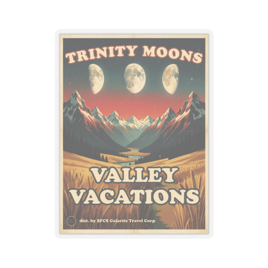 Trinity Moons Valley Vacations - Cinema Siblings Stickers - Multiple Sizes - Soldier (1998): Space Western with Too Much Nuance