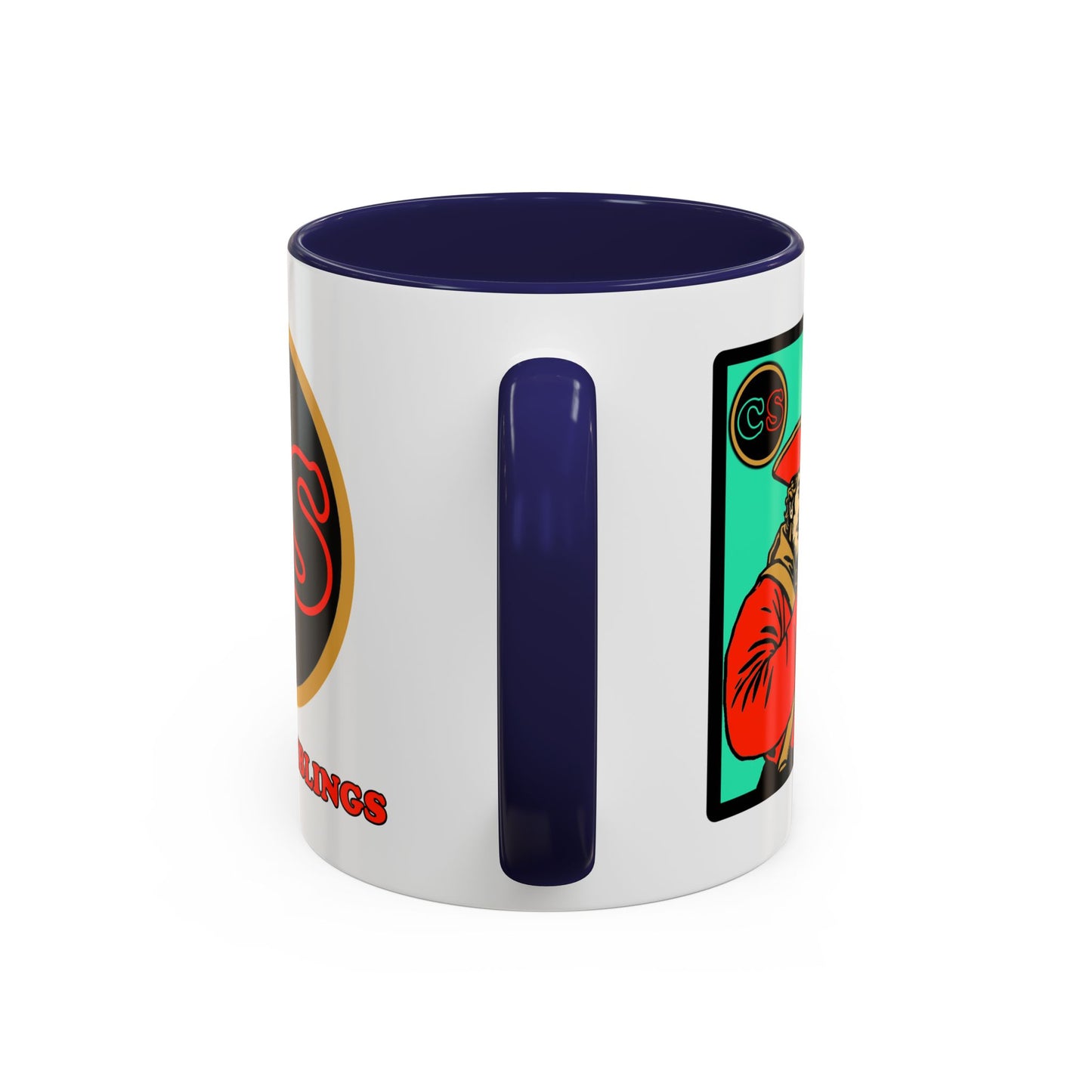 Settler Mode - Coffee Mug (11, 15oz) Cinema Siblings - Black Widow vs Black Sunday - Eye Spy Lady Spies