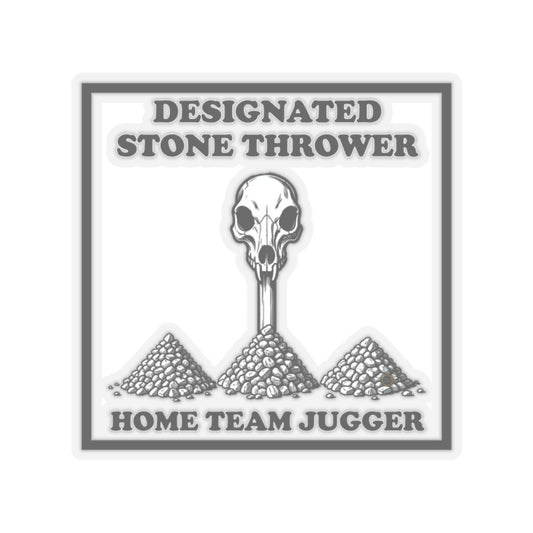 Designated Stone Thrower - Cinema Siblings Stickers - Multiple Sizes - The Blood of Heroes - A Post Apocalyptic Rose by Any Name