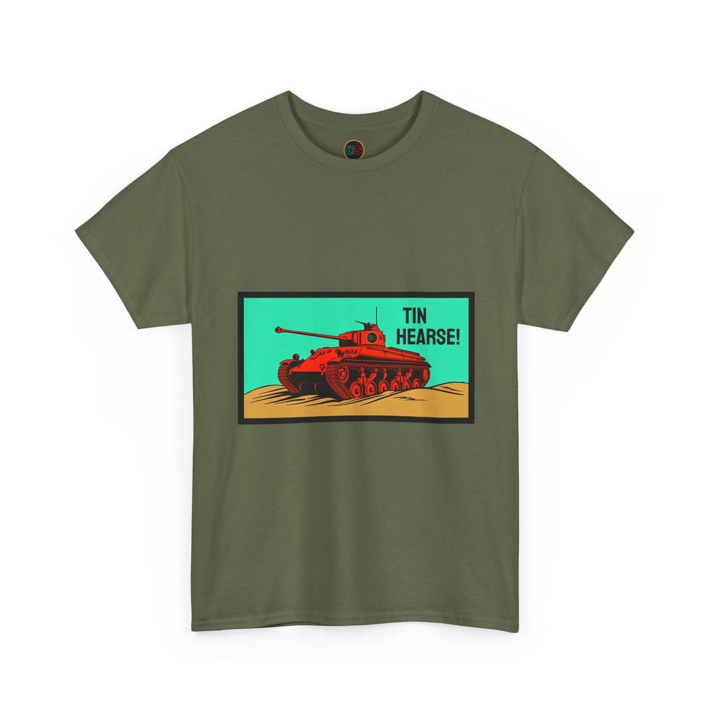 Tin Hearse!  Unisex Heavy Cotton Tee Cinema Siblings Sahara (1942) - Moses or Aragon