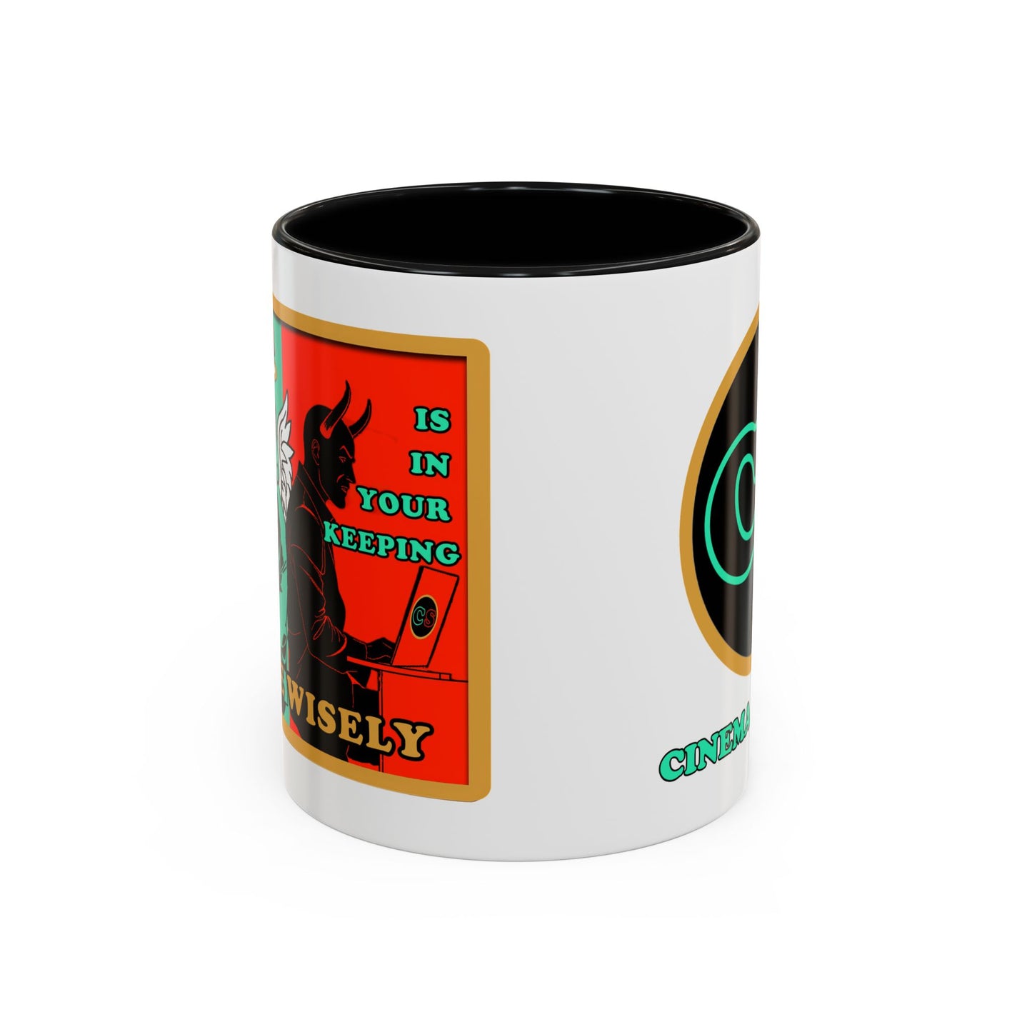 Keep Your Soul - Coffee Mug (11, 15oz) Cinema Siblings - Hackers (1995) - Hope Against AI Hegemony