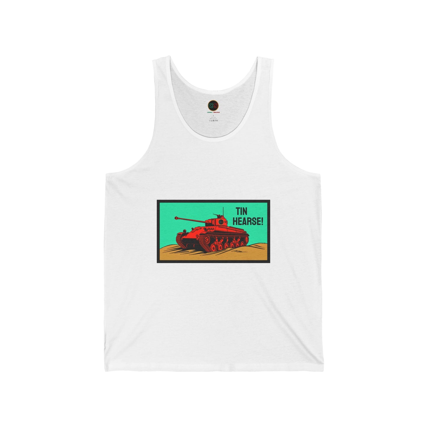 Tin Hearse! Unisex Jersey Tank Cinema Siblings Sahara (1942) - Moses or Aragon