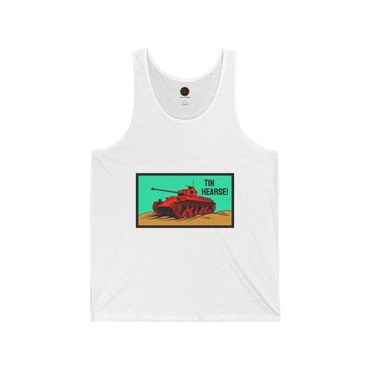 Tin Hearse! Unisex Jersey Tank Cinema Siblings Sahara (1942) - Moses or Aragon