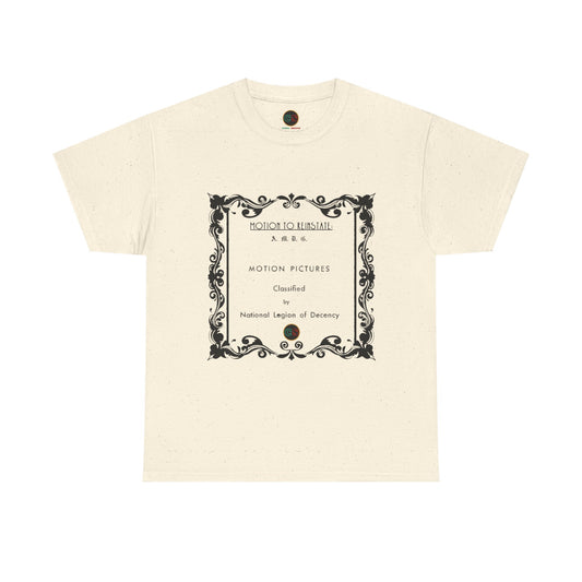 League of Decency - Unisex Heavy Cotton Tee - Cinema Siblings - The Gay Gaze - How Hollywood Lost Touch with Audience Values