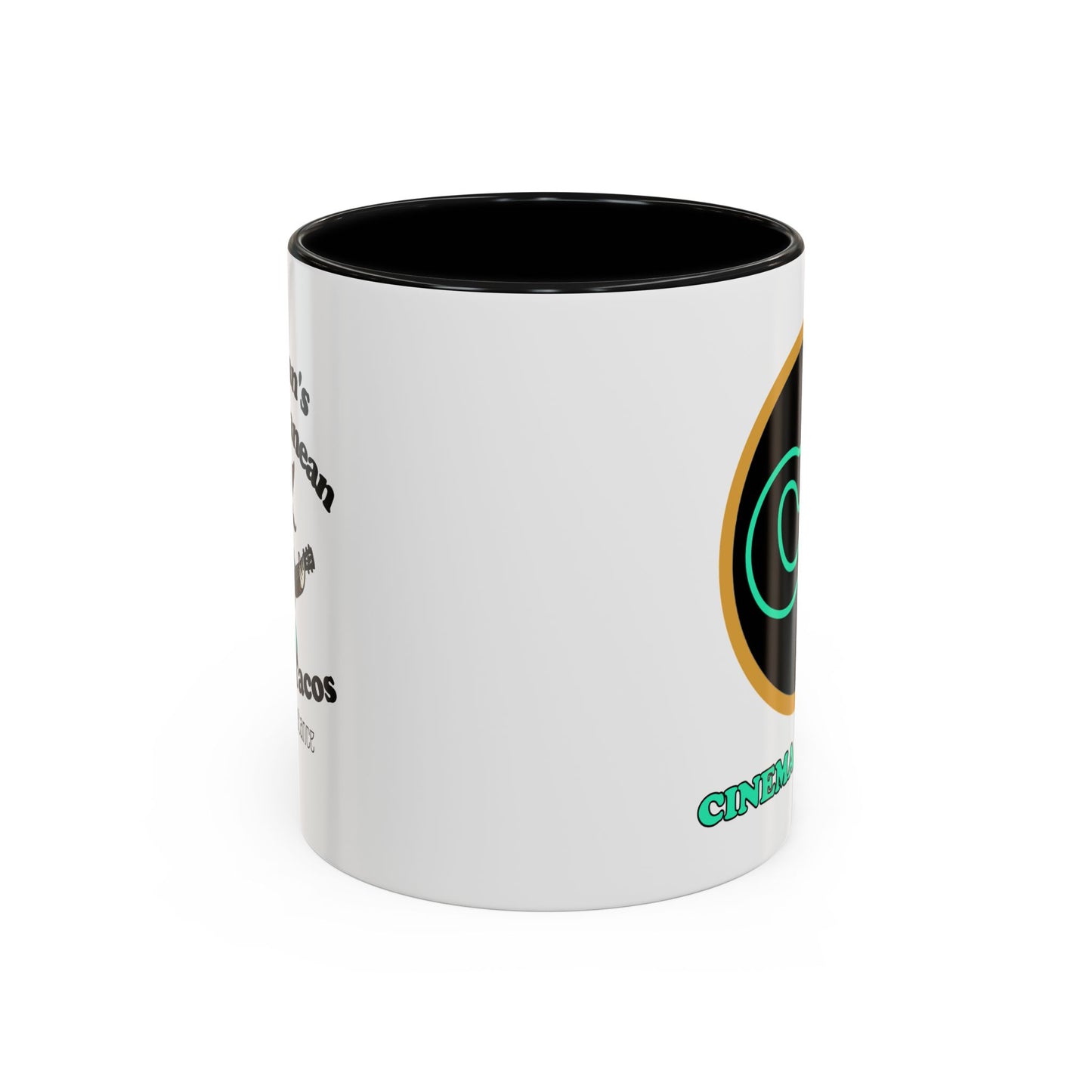 Spartan's Subterranean Tacos Accent Coffee Mug (11, 15oz) Cinema Siblings Demolition Man Practically Prophesy