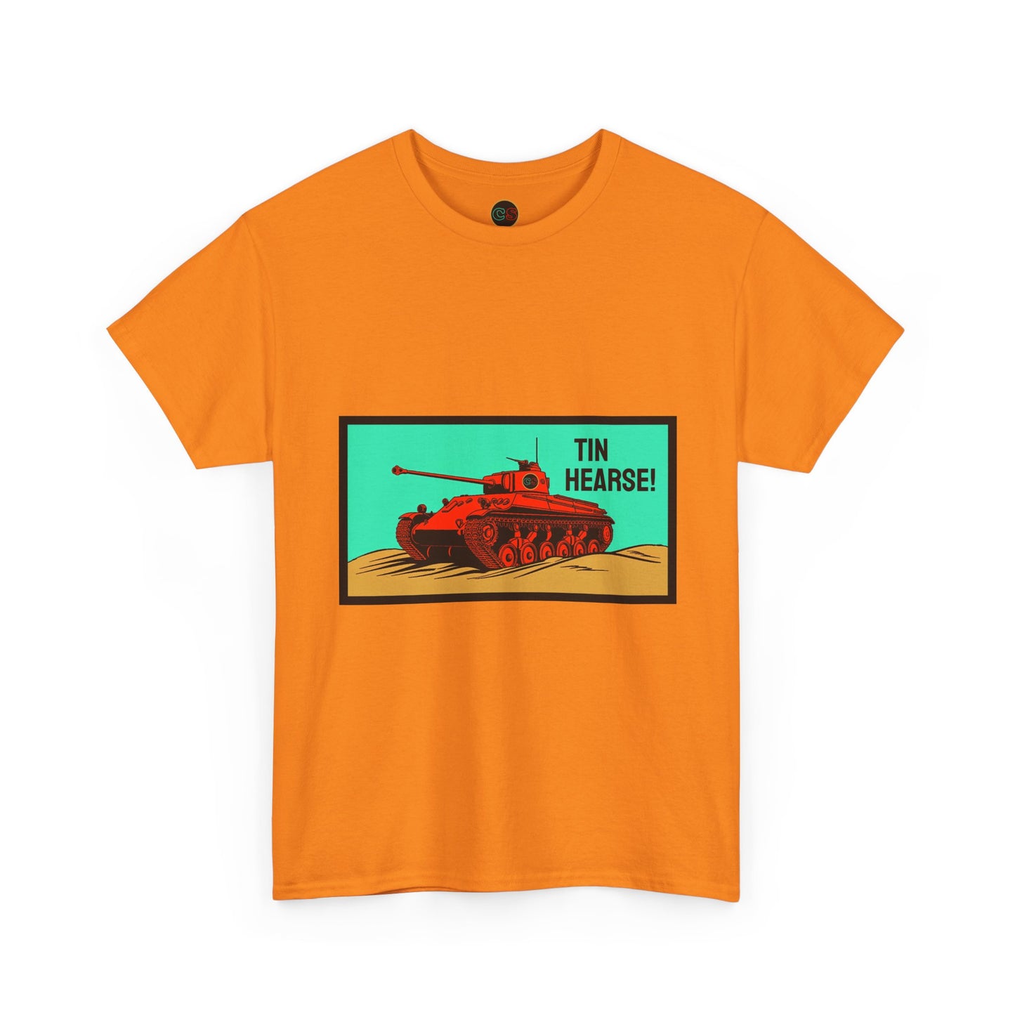 Tin Hearse!  Unisex Heavy Cotton Tee Cinema Siblings Sahara (1942) - Moses or Aragon