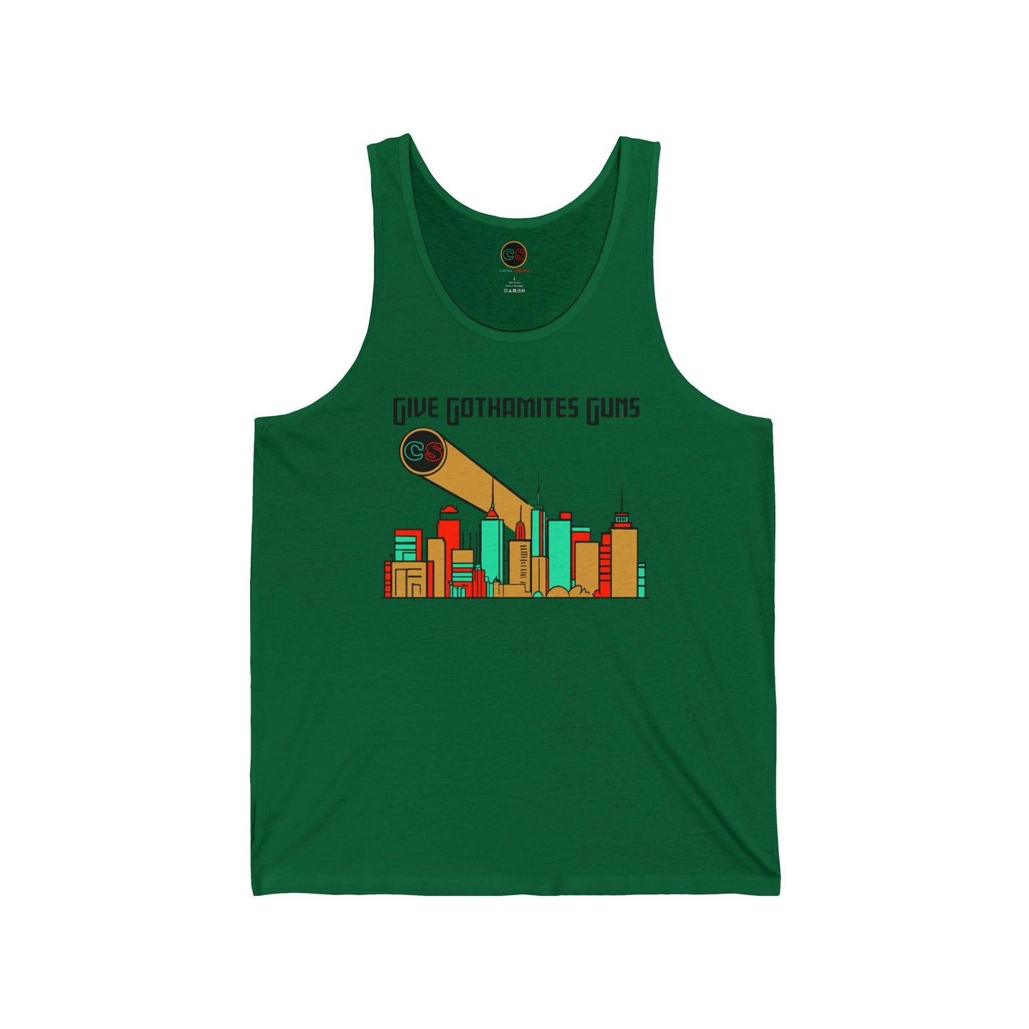 Give Gothamites Guns Unisex Jersey Tank Cinema Siblings Episode Joker 2 - Martyring The Accidental Hero