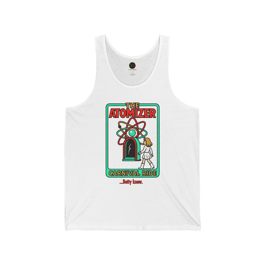 The Atomizer Betty Knew Unisex Jersey Tank Cinema Siblings Splash, Mannequin & Weird Science 1980's Manic Pixie Dream Pygmalion