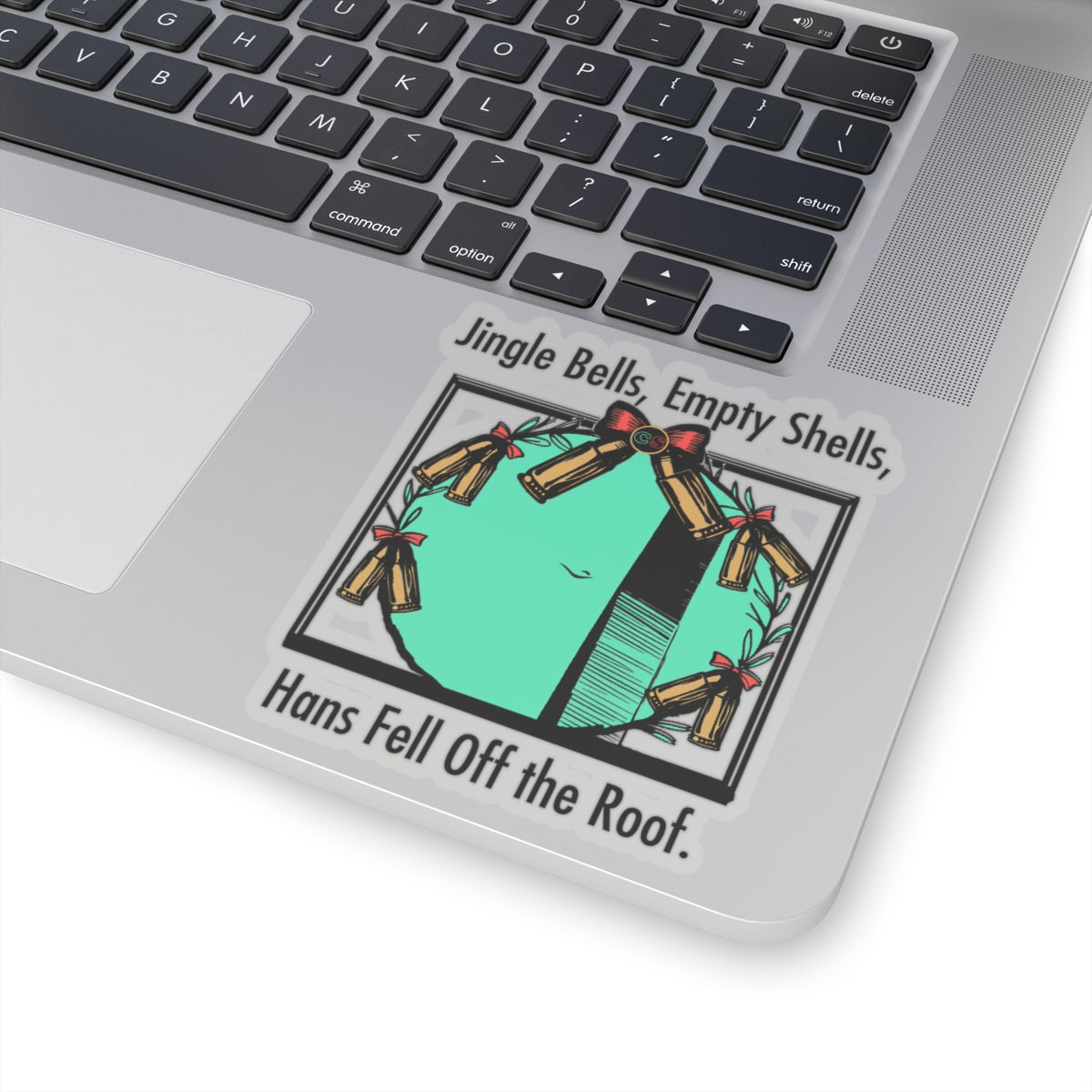 Jingle Shells - Cinema Siblings Stickers - Multiple Sizes -  Episode Die Hard - Is Holly the Bad Guy?