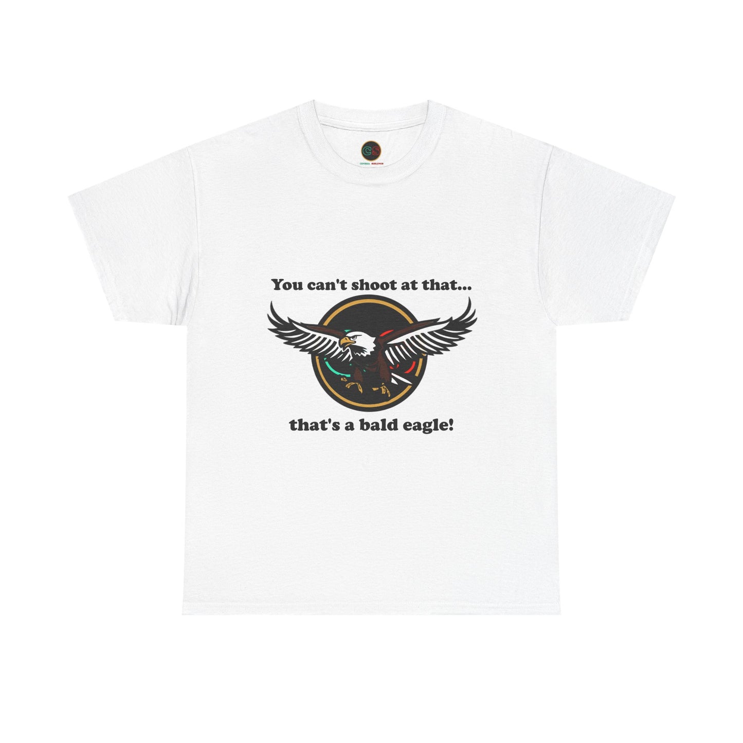 That's a Bald Eagle! Unisex Heavy Cotton Tee Cinema Siblings Peacemaker - Demeaning the Hero