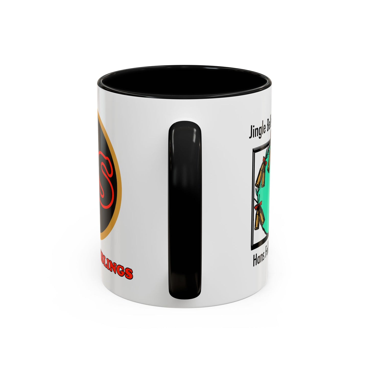 Jingle Shells Accent Coffee Mug Cinema Siblings Episode Die Hard - Is Holly the Bad Guy?