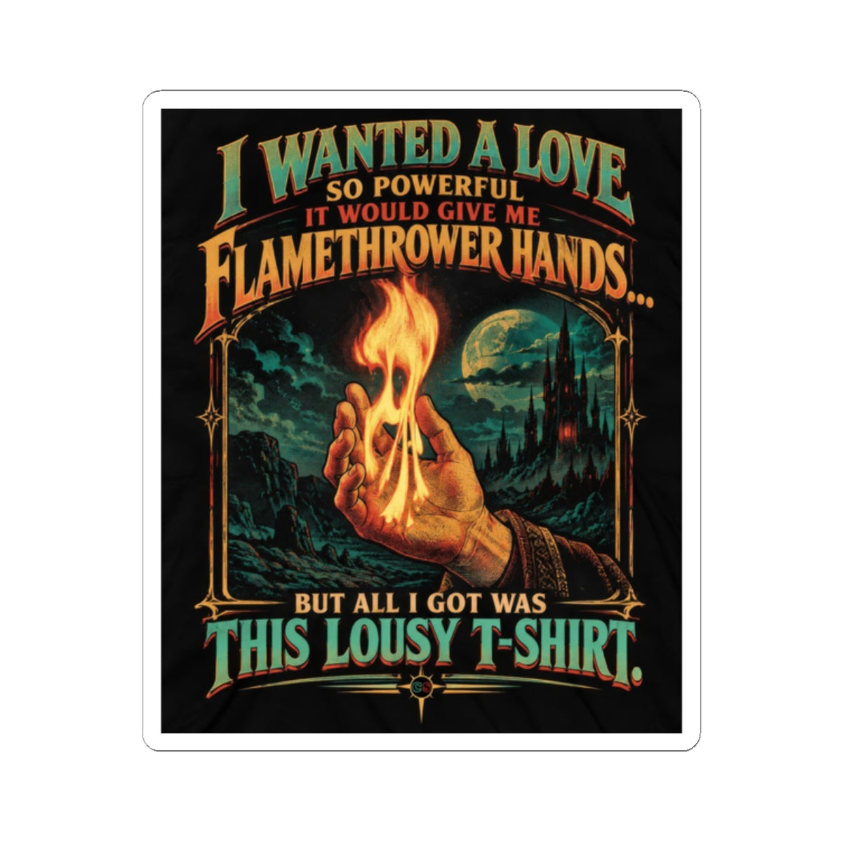Flamethrower Love - Cinema Siblings Stickers - Krull - The Forgotten Masterpiece That Got Love, Marriage & Heroism RIGHT