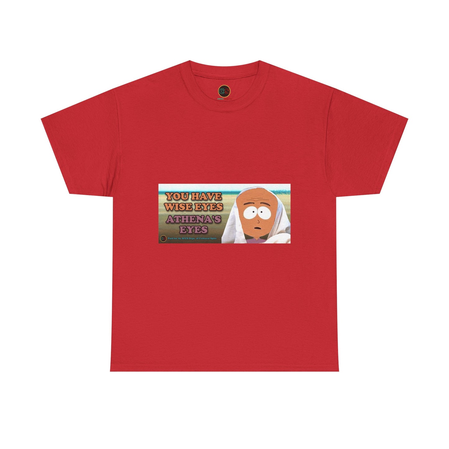 Athena's Eyes - Heavy Cotton Tee - Cinema Siblings - Nolan's XENIA is a LIE in his Orwellian Odyssey