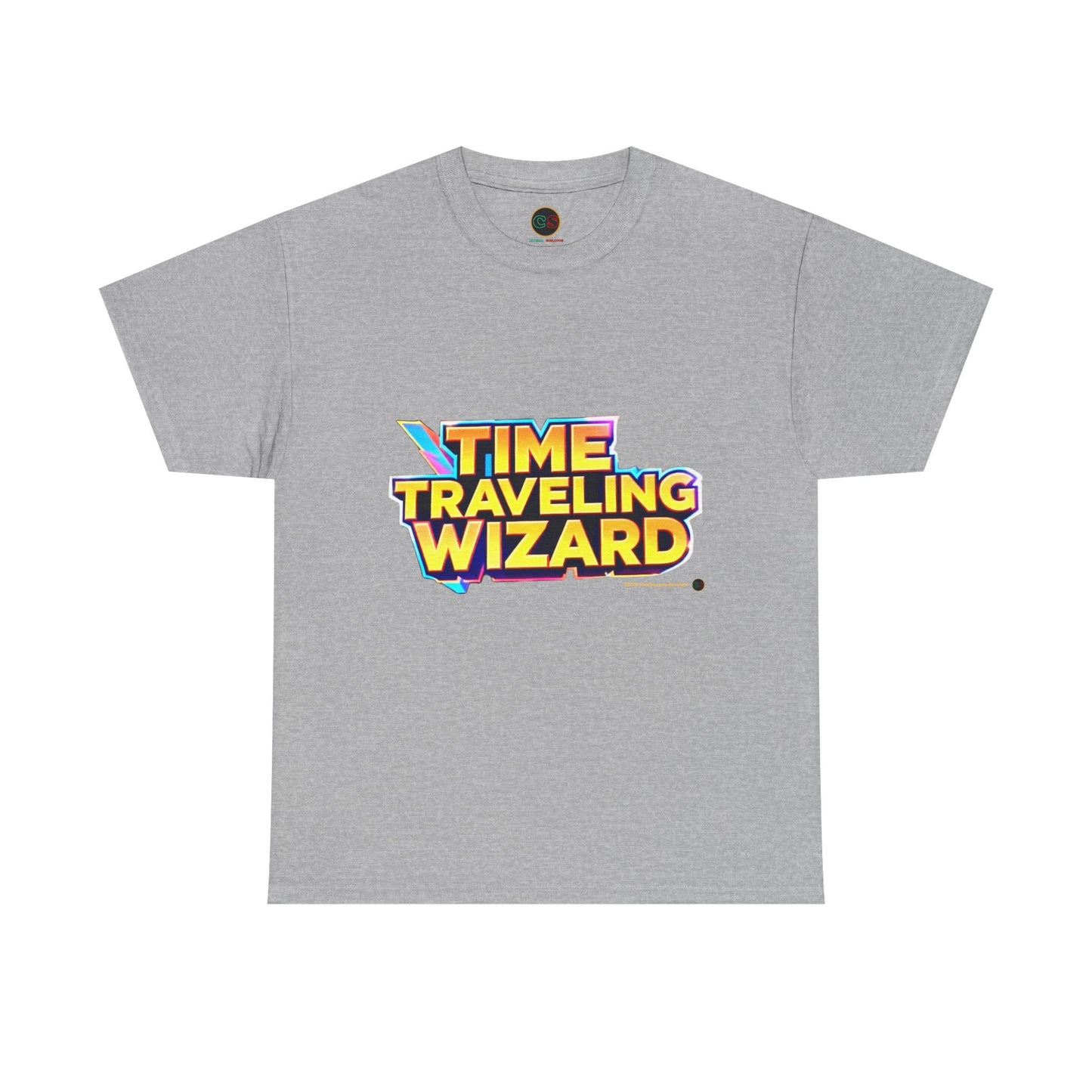 Time Traveling Wizard - Unisex Heavy Cotton Tee - Cinema Siblings - The Abandons: The Worst Western Ever Made
