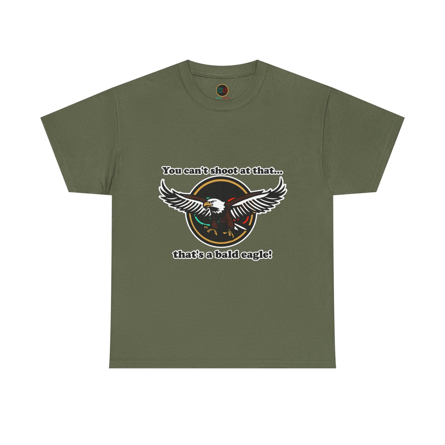 That's a Bald Eagle! Unisex Heavy Cotton Tee Cinema Siblings Peacemaker - Demeaning the Hero