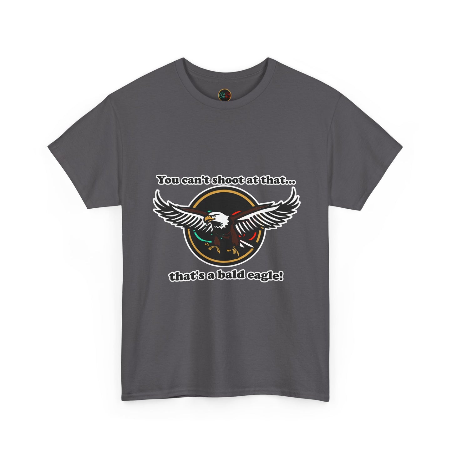 That's a Bald Eagle! Unisex Heavy Cotton Tee Cinema Siblings Peacemaker - Demeaning the Hero