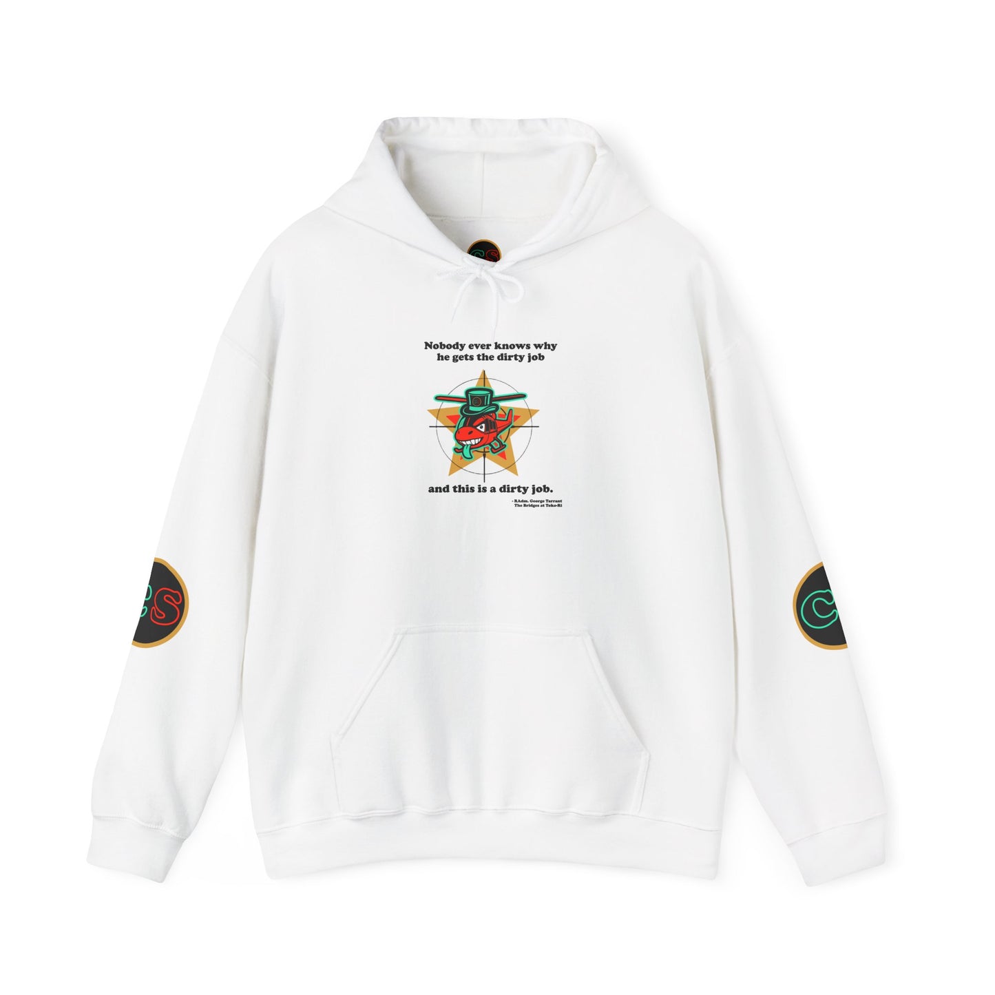 Dirty Jobs Unisex Heavy Blend™ Hooded Sweatshirt Cinema Siblings episode The Bridges at Toko-ri The Anti War Korean War Film