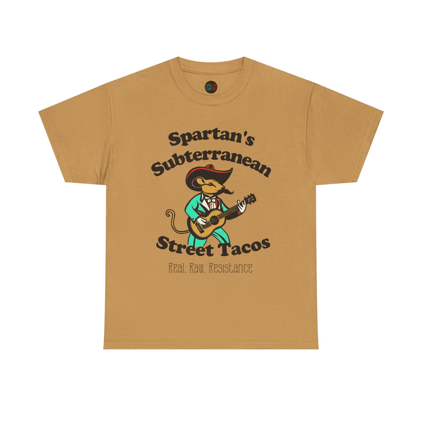 Spartan's Subterranean Tacos - Unisex Heavy Cotton Tee - Demolition Man Practically Prophesy