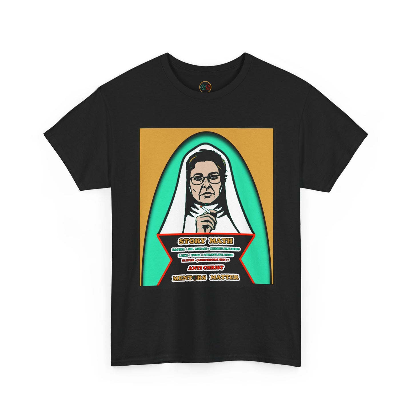 Mentors Matter - Unisex Heavy Cotton Tee Cinema Siblings - How Catholicism Could Have Saved Stranger Things