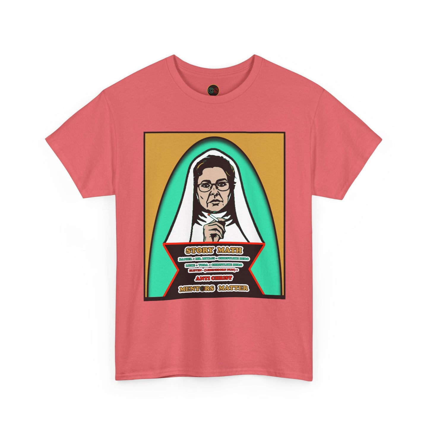 Mentors Matter - Unisex Heavy Cotton Tee Cinema Siblings - How Catholicism Could Have Saved Stranger Things