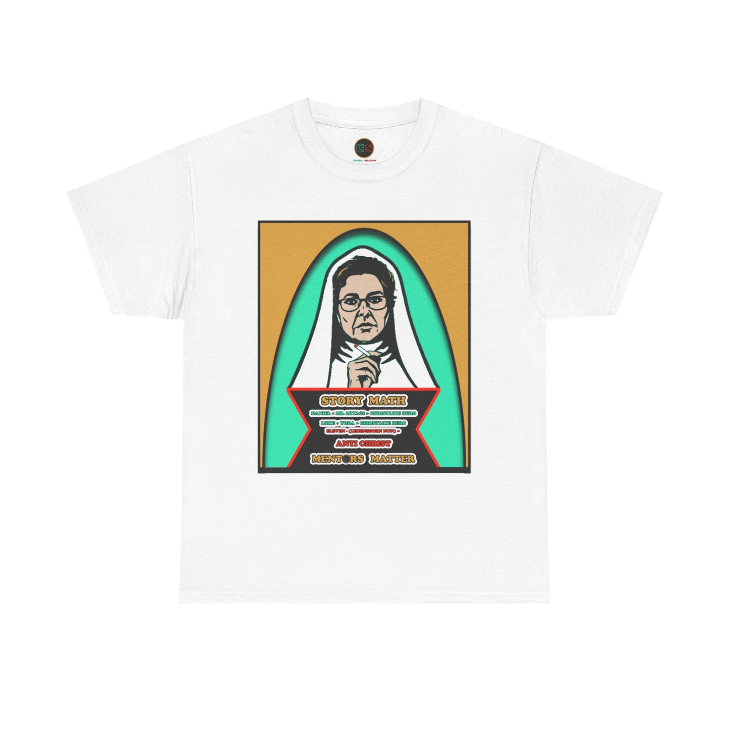 Mentors Matter - Unisex Heavy Cotton Tee Cinema Siblings - How Catholicism Could Have Saved Stranger Things