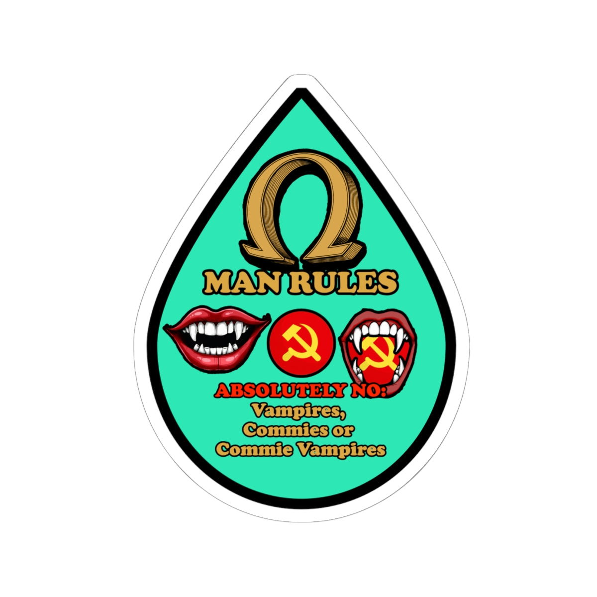 NO C*mmie Vamps Cinema Siblings Stickers - Multiple Sizes -  I am Legend, Omega Man, Last Man on Earth: How One Book Spawned Three Movies