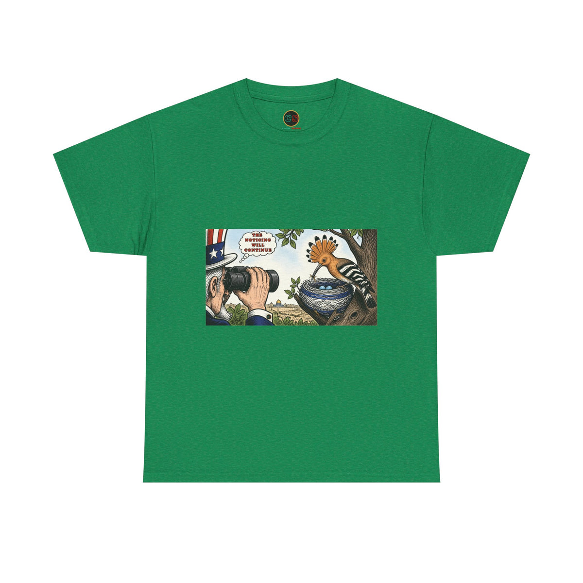 The Bird Watcher Noticing- Heavy Cotton Tee - Cinema Siblings -Shutter Island - Life Imitating Art?