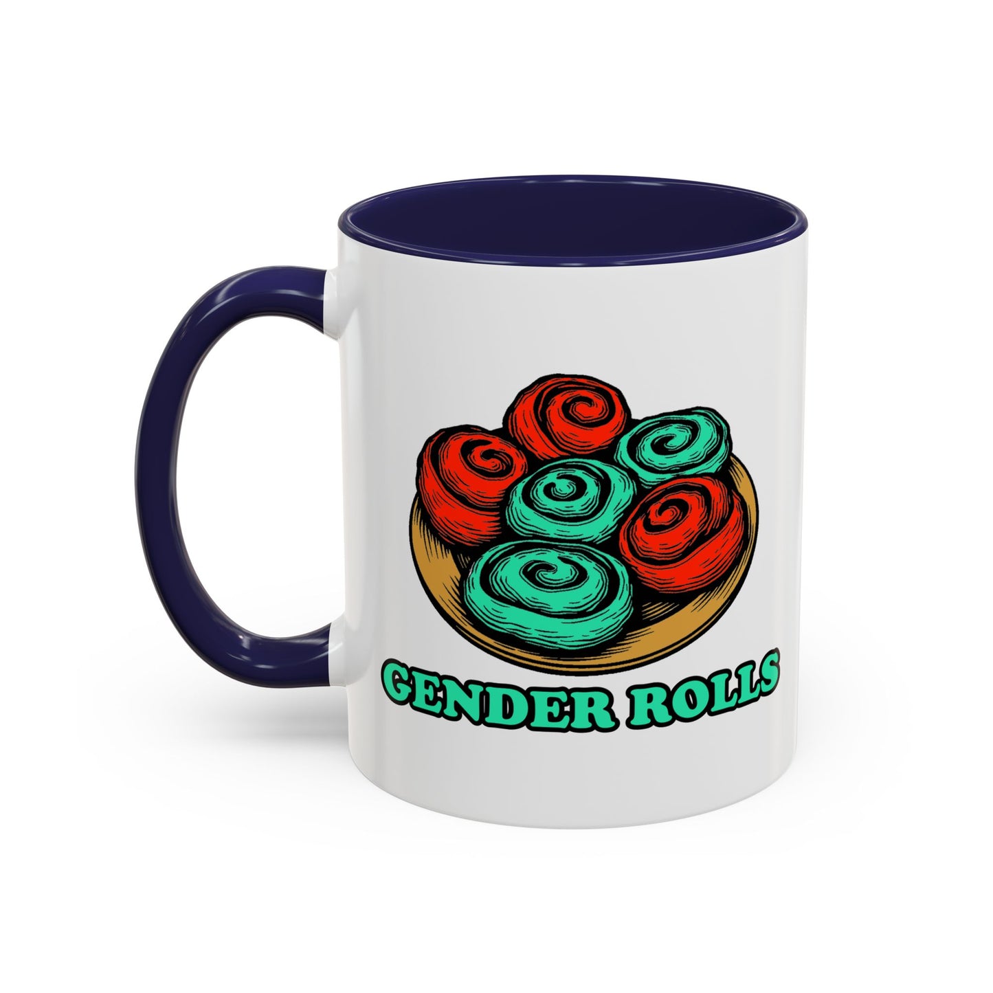 Gender Rolls - Coffee Mug (11, 15oz) Cinema Siblings - Stranger Things Hated Gender Roles