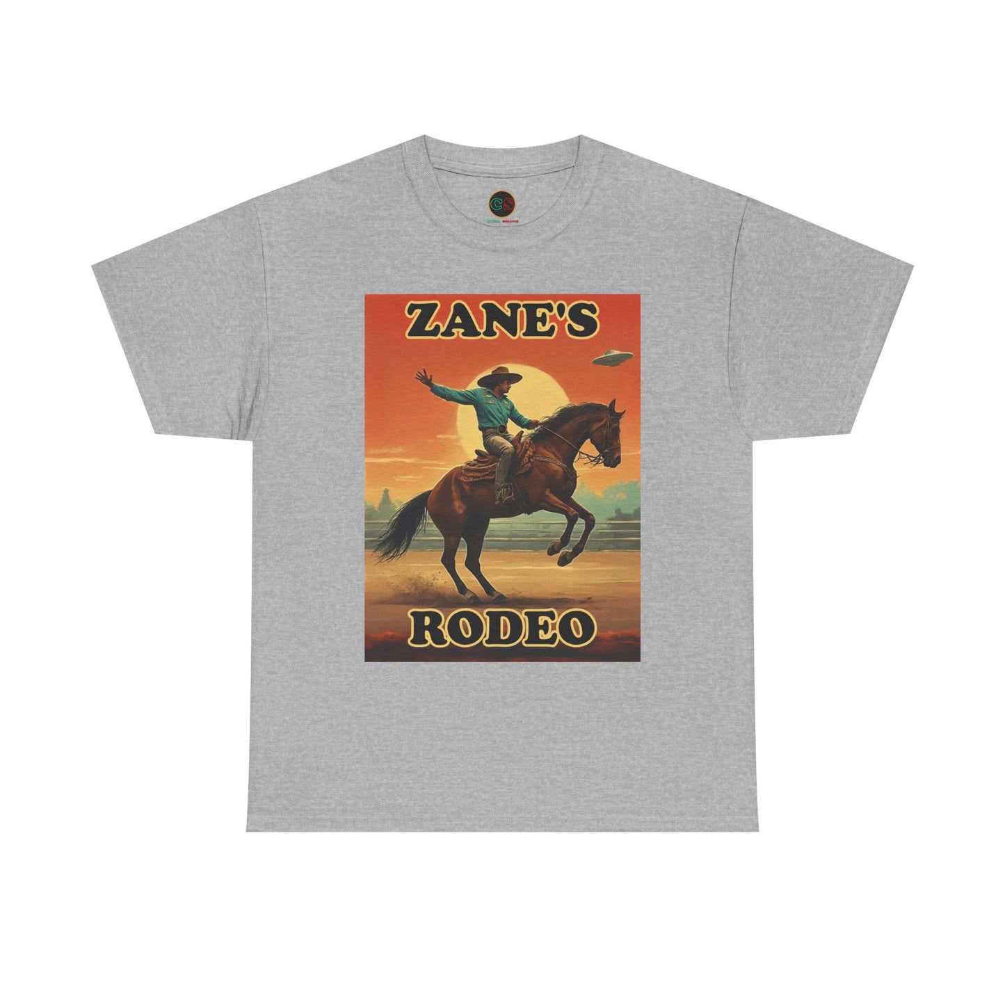 Zane's Rodeo - Unisex Heavy Cotton Tee - Cinema Siblings - The Arrival - Planned Disclosure 30 Years Ago?