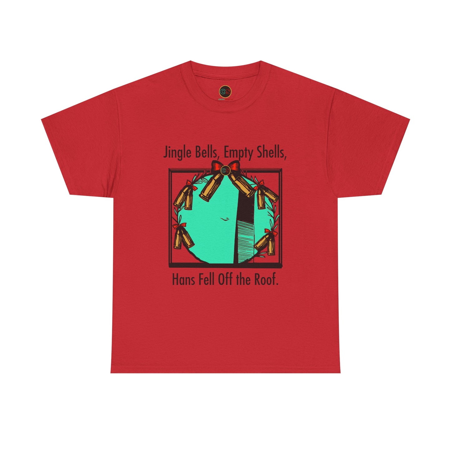 Jingle Shells Unisex Heavy Cotton Tee Cinema Siblings Episode Die Hard - Is Holly the Bad Guy?