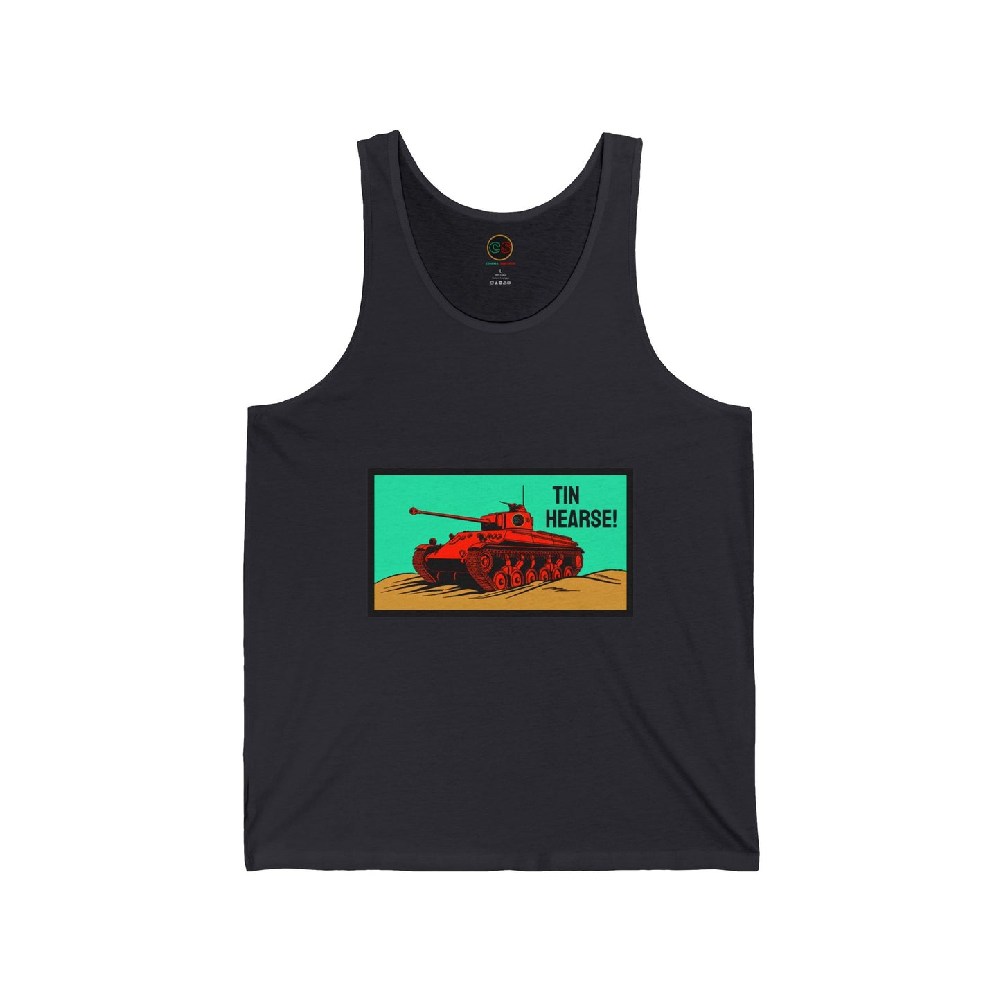 Tin Hearse! Unisex Jersey Tank Cinema Siblings Sahara (1942) - Moses or Aragon