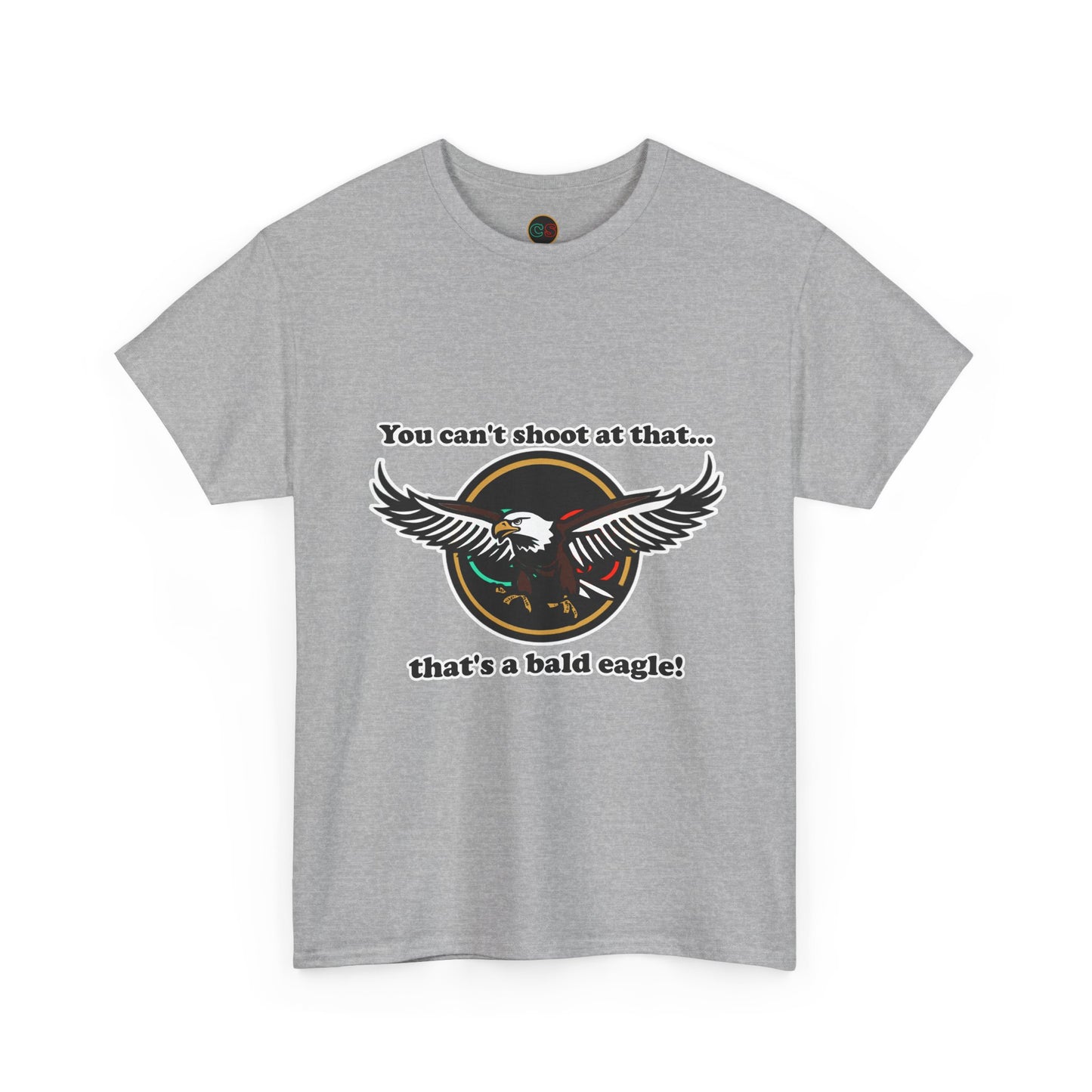 That's a Bald Eagle! Unisex Heavy Cotton Tee Cinema Siblings Peacemaker - Demeaning the Hero