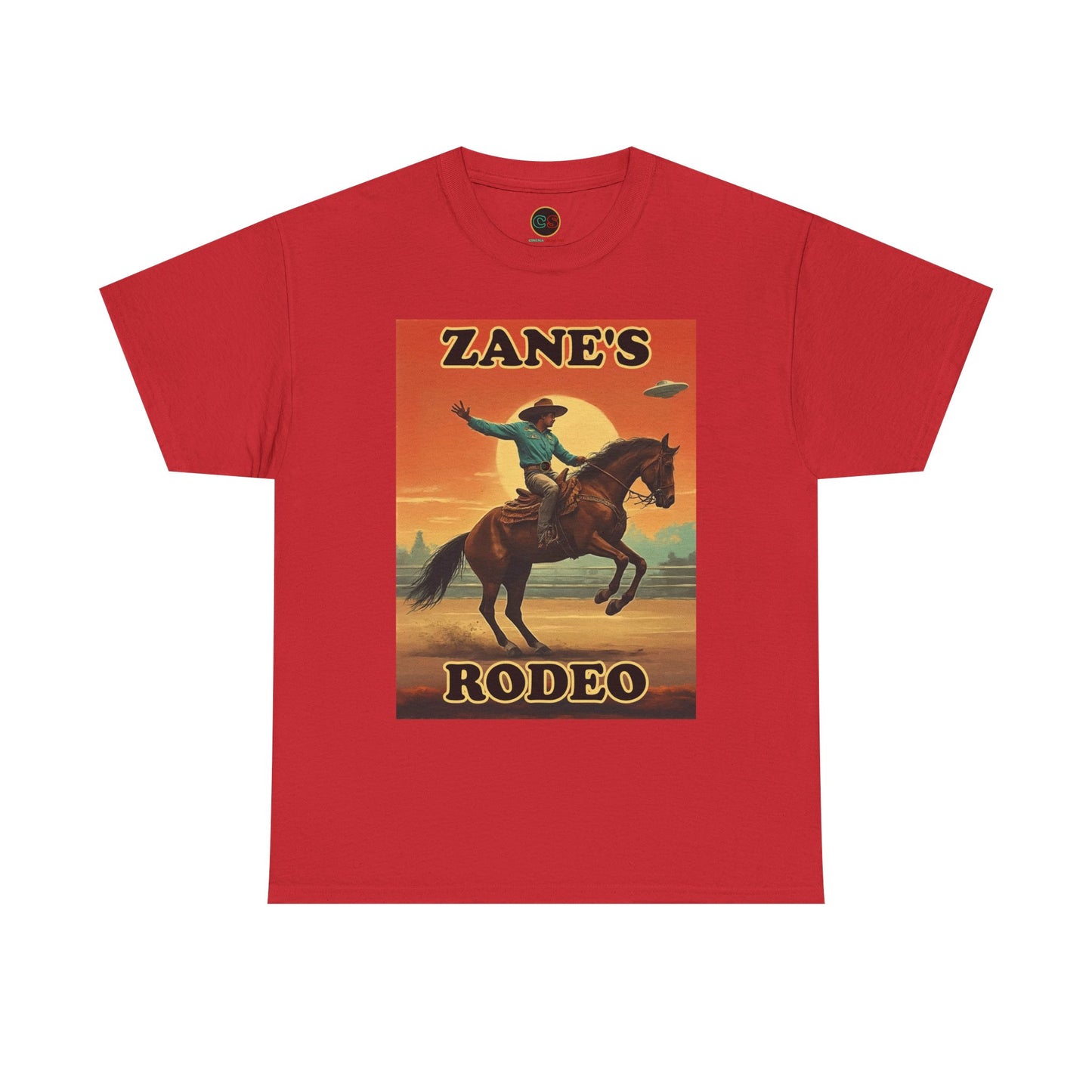 Zane's Rodeo - Unisex Heavy Cotton Tee - Cinema Siblings - The Arrival - Planned Disclosure 30 Years Ago?
