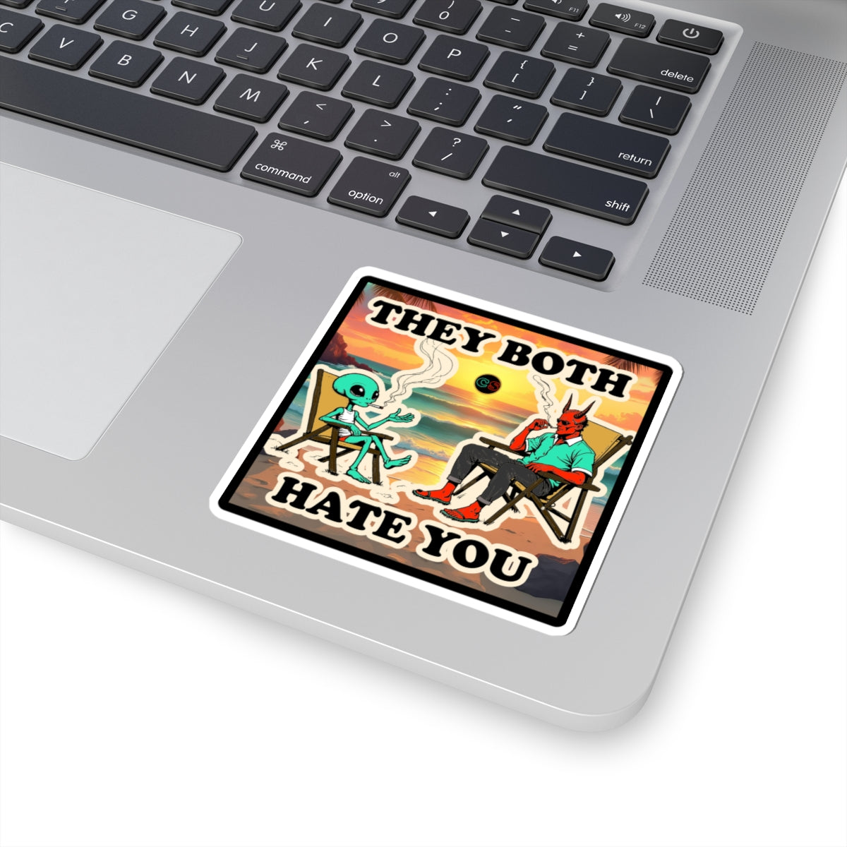 They Both Hate You - Cinema Siblings Stickers - Multiple Sizes - War Machine - Predictive Programming or Expensive Commercial?