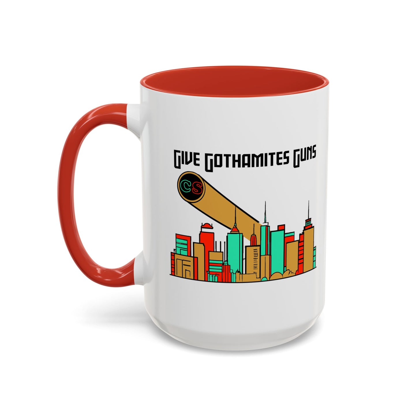 Give Gothamites Guns Accent Coffee Mug Cinema Siblings Episode Joker 2 - Anti-Anti-Hero