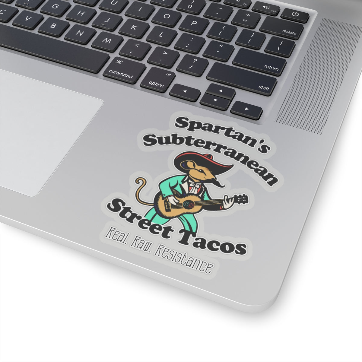 Spartan's Subterranean Tacos - Cinema Siblings Stickers - Multiple Sizes - Demolition Man Practically Prophesy