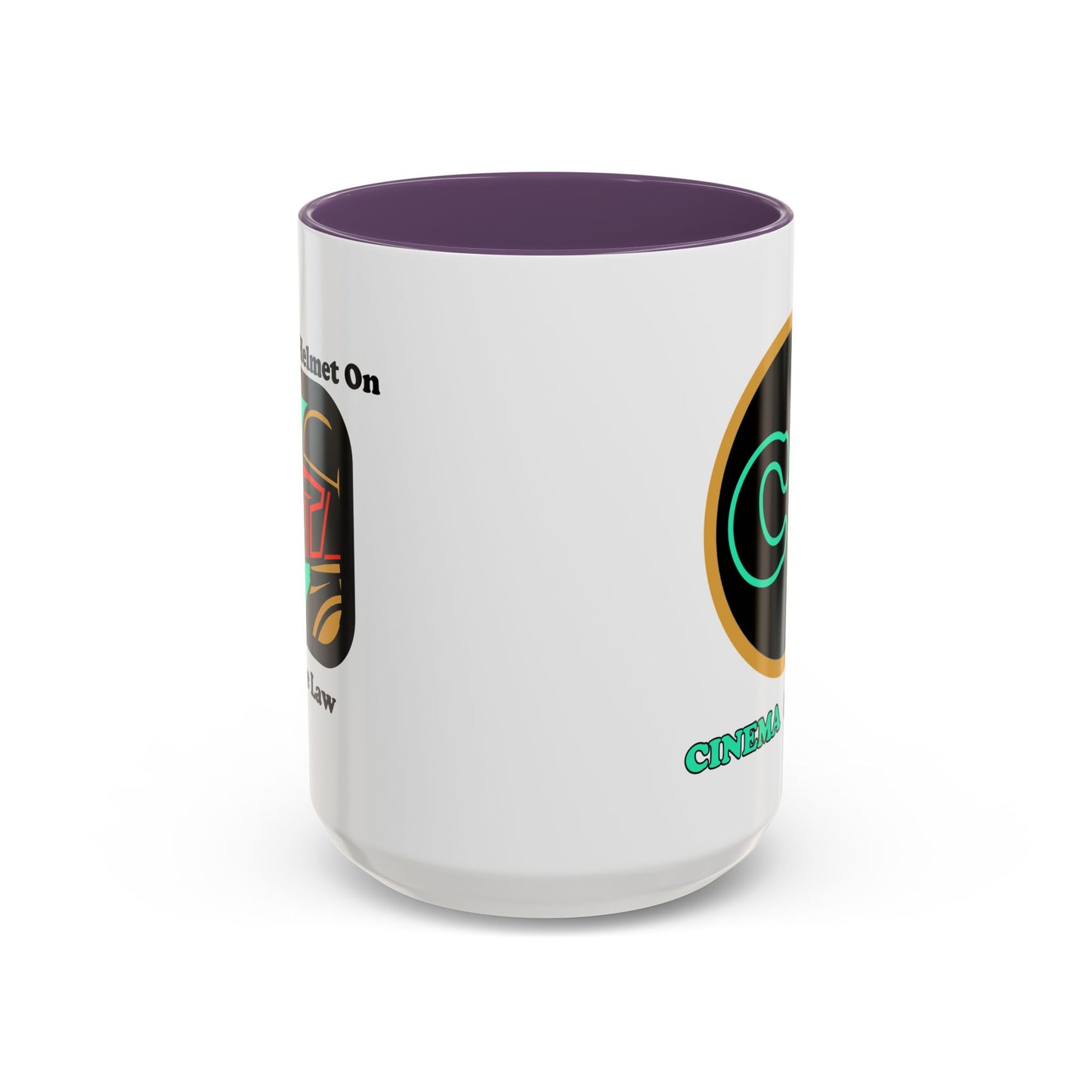 Keep the Helmet On Accent Coffee Mug Cinema Siblings Episode Dredd The Perfect Reboot