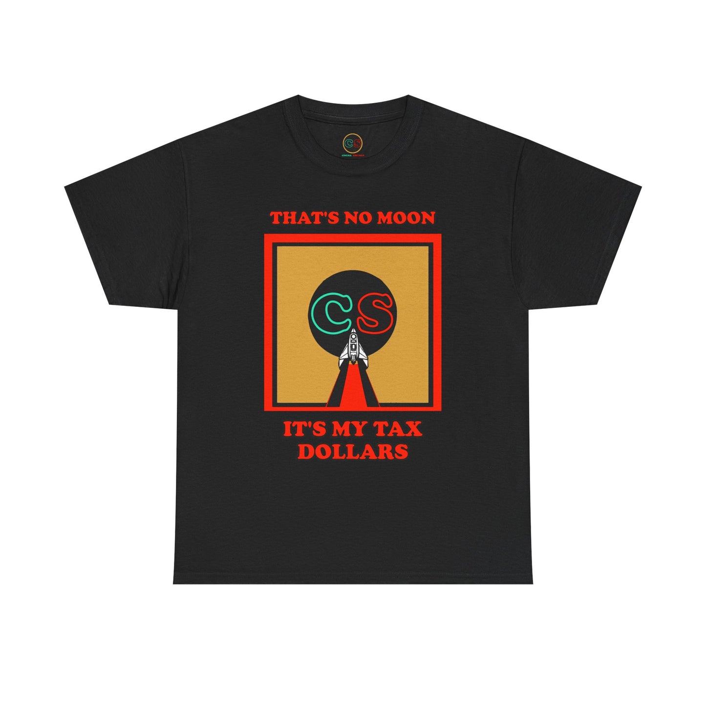 That's No Moon - Unisex Heavy Cotton Tee Cinema Siblings Happy Reviewers Compare Project Hail Mary Movie to the Book by Andy Weir