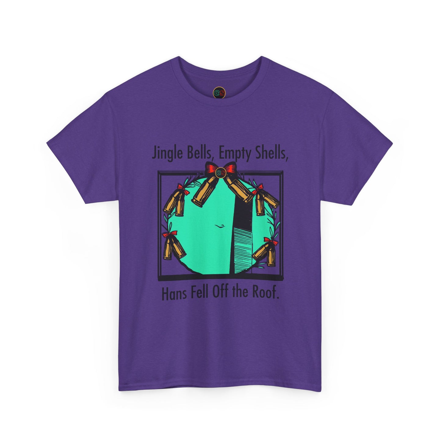 Jingle Shells Unisex Heavy Cotton Tee Cinema Siblings Episode Die Hard - Is Holly the Bad Guy?