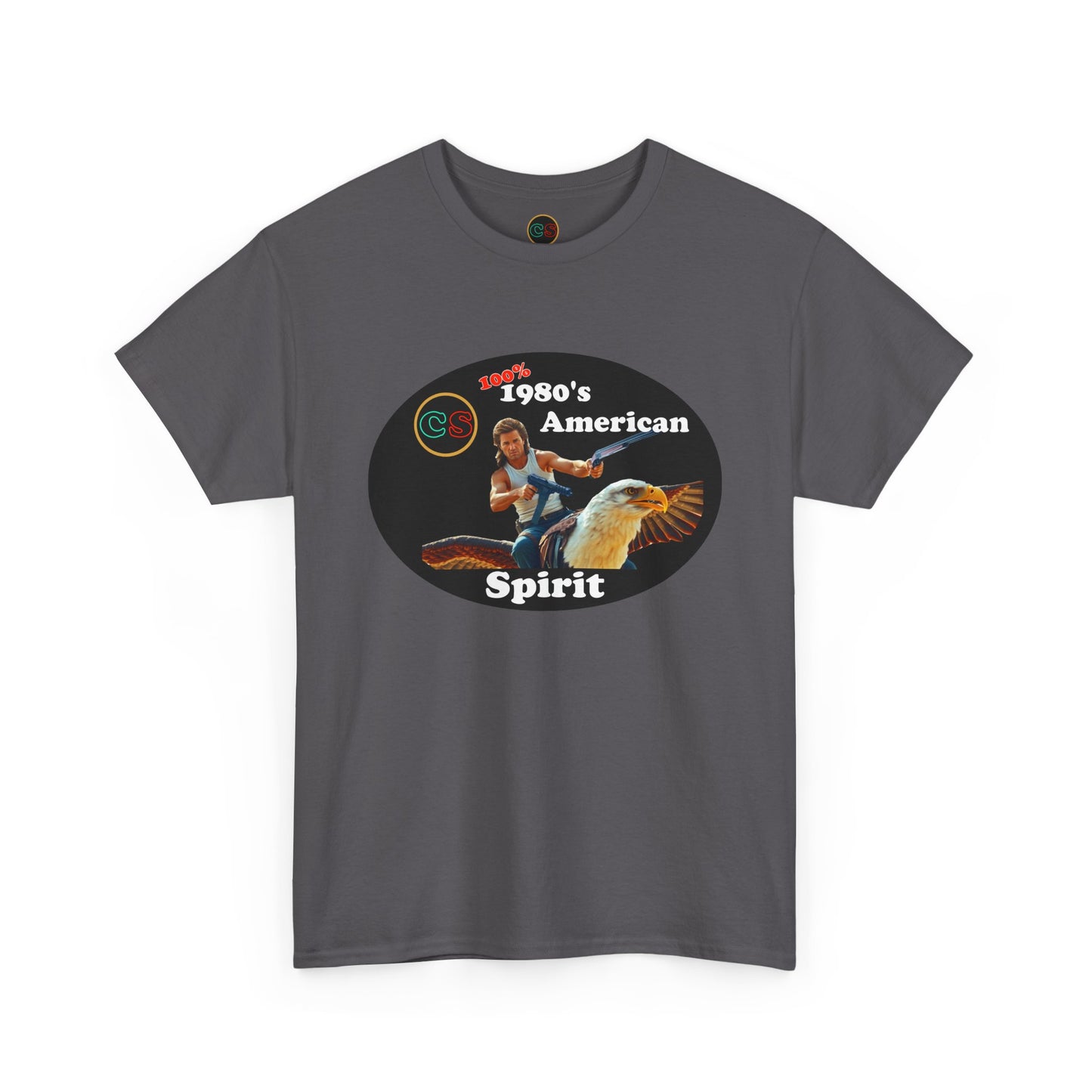 100% 1980s American Spirit Unisex Heavy Cotton Tee Cinema Siblings Episode Big Trouble in Little China - The MOST American Movie