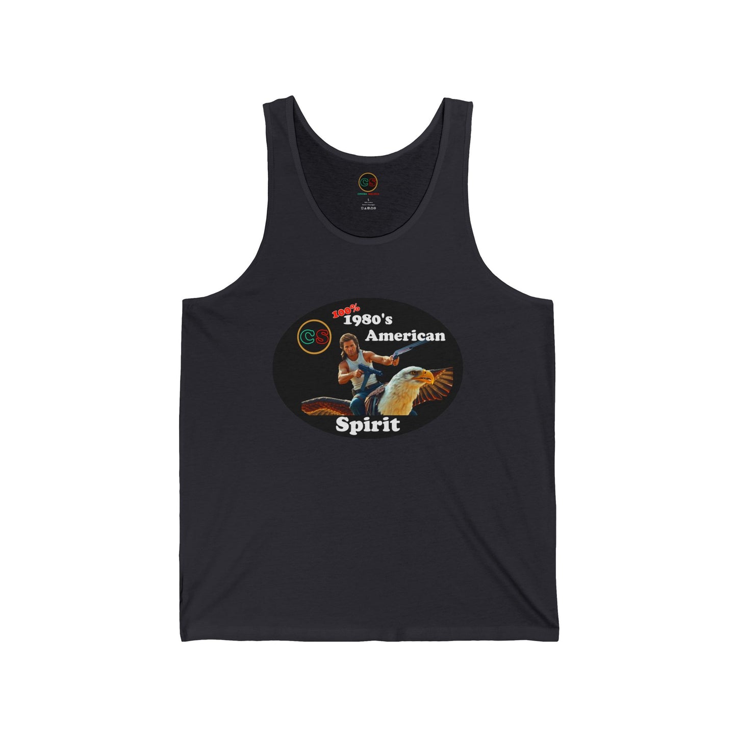 100% 1980s American Spirit Unisex Jersey Tank Cinema Siblings Episode Big Trouble in Little China - The MOST American Movie