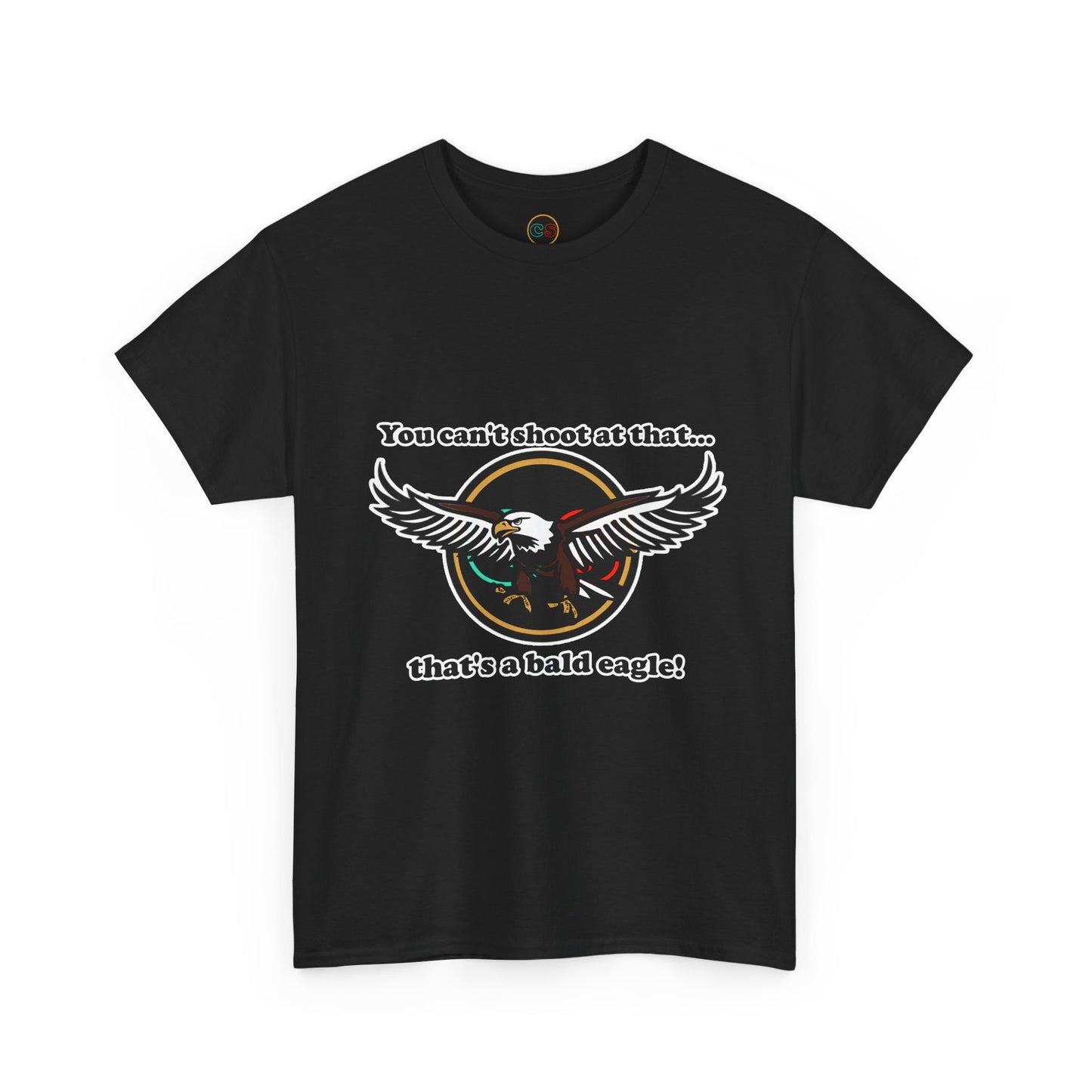 That's a Bald Eagle! Unisex Heavy Cotton Tee Cinema Siblings Peacemaker - Demeaning the Hero