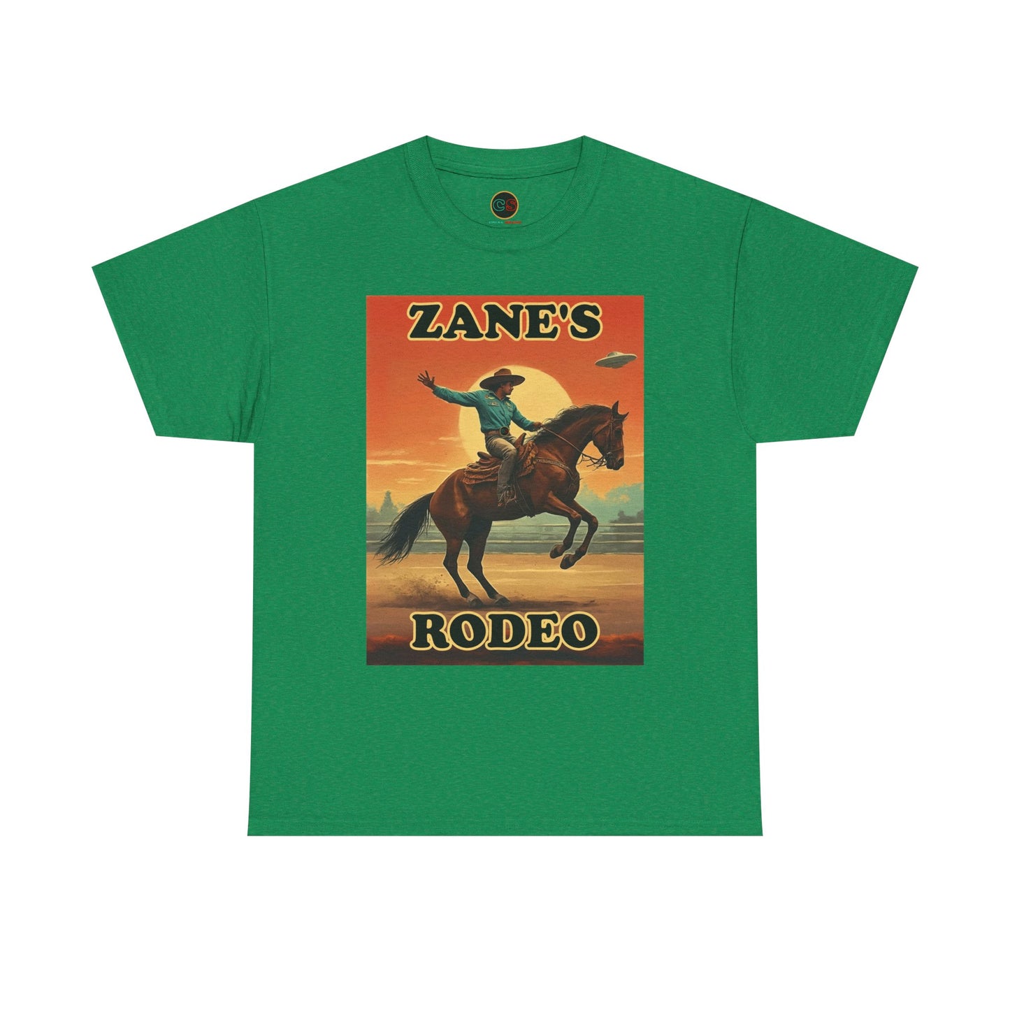 Zane's Rodeo - Unisex Heavy Cotton Tee - Cinema Siblings - The Arrival - Planned Disclosure 30 Years Ago?