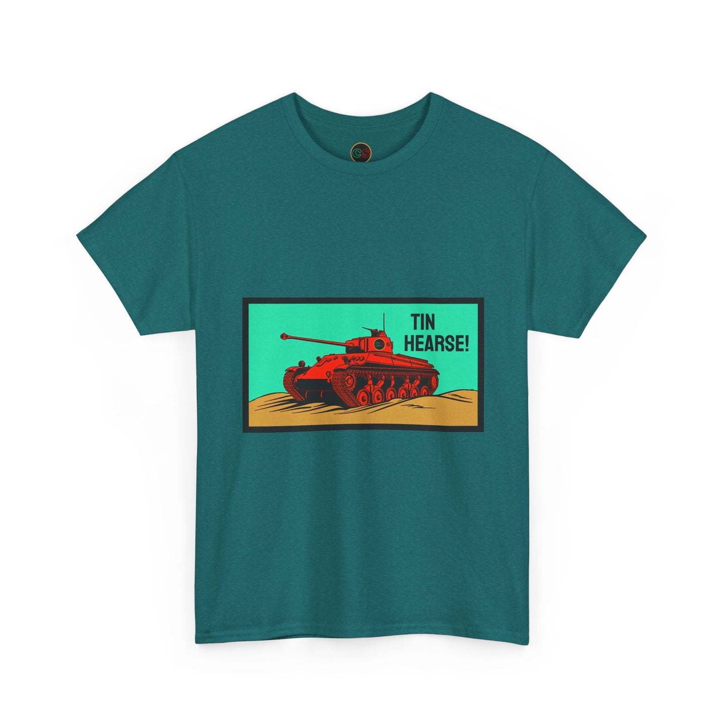 Tin Hearse!  Unisex Heavy Cotton Tee Cinema Siblings Sahara (1942) - Moses or Aragon