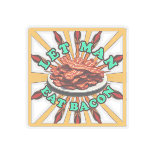 Let Man Eat Bacon - Cinema Siblings Stickers - Multiple Sizes - Stranger Things: Judging the Wheelers